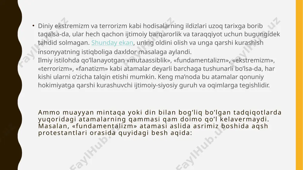 ekstremizm va terrorizmning mohiyati va uning jamiyat barqarorligiga tahdidi - Page 3
