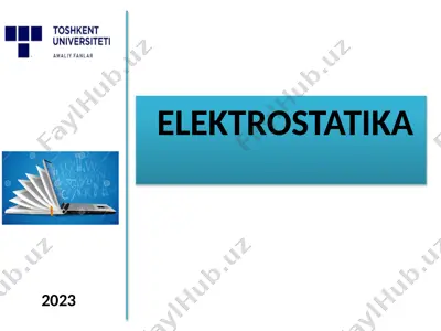 elektrostatika — PPTX