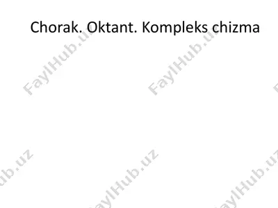 chorak oktant komplekschizma — PPTX