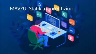 statik axborot tizimi — PPTX