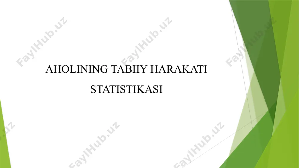 bolalar sonining o'rtacha ko'rsatkichi sifatida aniqlanadi. umrbod kutish esa aholi orasida odamlardan qanchasi qanchalik uzoq umr ko'rishini ko'rsatadi. aholining tabiiy harakati statistikalarini o'rganish bir necha muhim sabablarga ko'ra muhimdir. bu hukumatlar va tashkilotlarga aholi salomatligini baholash, demografik o'zgarishlar tendensiyalarini aniqlash va kelajakdagi xizmatlar va infratuzilmalarga bo'lgan ehtiyojlarni oldindan aytish imkonini beradi. masalan, tug'ilish koeffitsientidagi o'zgarishlar jamiyat normalari yoki iqtisodiy sharoitlarning o'zgarishini ko'rsatishi mumkin, o'lim koeffitsientining oshishi esa jamoat salomatligi inqirozlarini anglatishi mumkin, bu esa tezkor choralarni talab qiladi. tug‘ilish va o‘lish ko‘rsatkichlari tahlili tug‘ilish va o‘lish ko‘rsatkichlari aholi tabiiy harakati statistikasi uchun muhim ko‘rsatkichlardir. ushbu ko‘rsatkichlar aholi sonining o‘zgarishini, demografik o‘zgarishlarni va ijtimoiy-siyosiy parametrlarni yaxshiroq tushunishga yordam beradi. tug‘ilish ko‘rsatkichi — belgilangan bir yil ichida 1000 kishi uchun tug‘ilgan jonlarning sonidir, o‘lish ko‘rsatkichi esa 1000 kishi uchun o‘lgan jonlarning sonini bildiradi. ushbu ko‘rsatkichlar birgalikda aholi tabiiy harakatini, ya'ni aholi sonining o‘sishini yoki kamayishini aniqlashda muhimdir. tug‘ilish ko‘rsatkichlari aholi demografik tuzilishini …