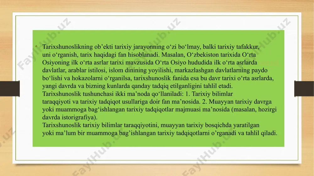 tarixshunoslik fanidan taqdimot - Page 5