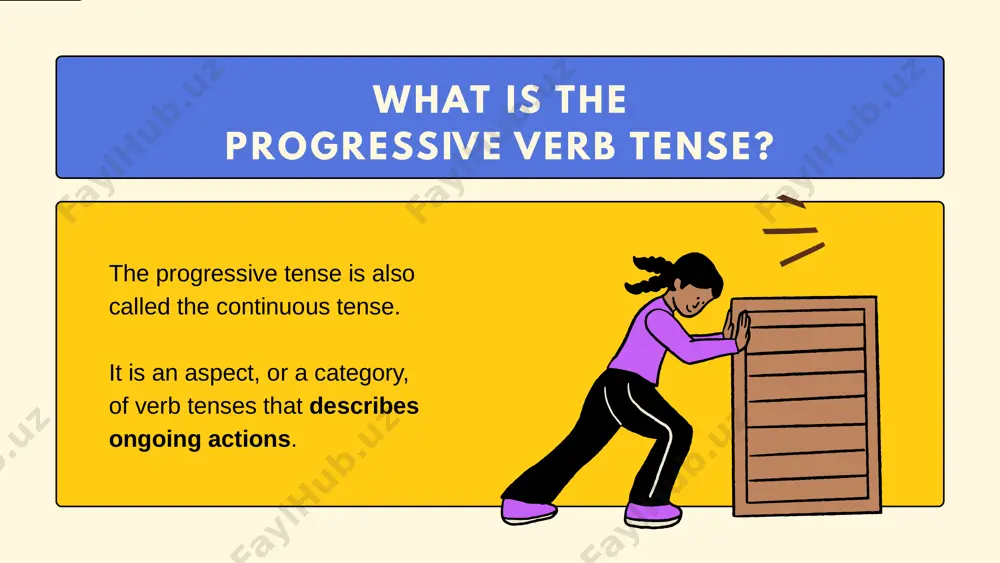progressive verb tense - Page 5