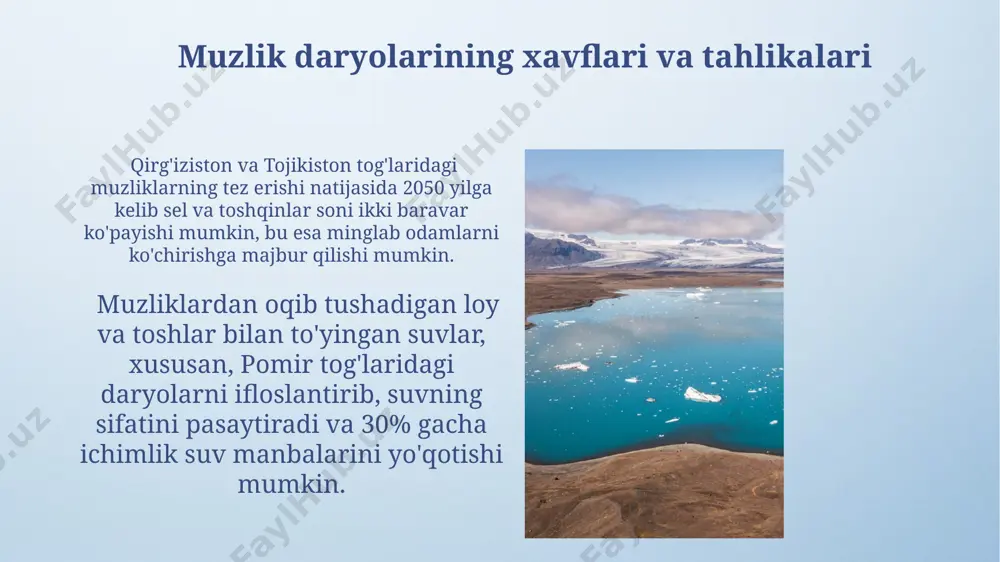 tog' muzliklaridan tuyinadigan daryolar - Page 4