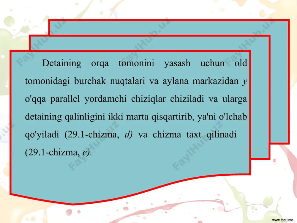 29-30-mavzu detalning frontal dimetrik proyeksiyasi 8-sinf - Page 4