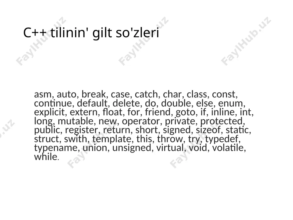 c/c++ tilleri elementleri - Page 3