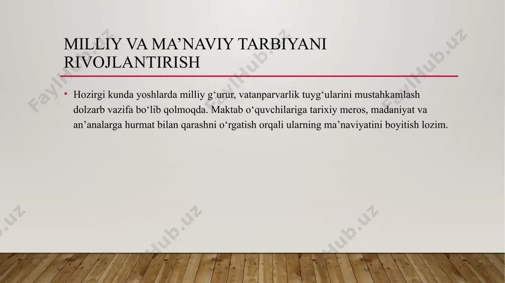 o'zbekiston maktablarida ta'lim va tarbiyani takomillashtirish zaruriyati - Page 4