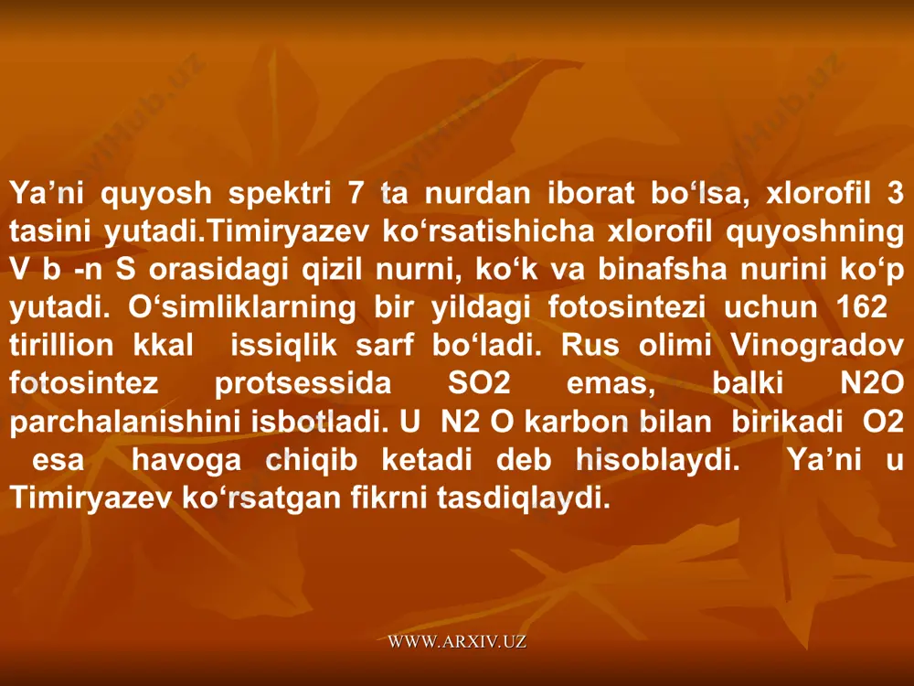 assimiliyatsiya va dissimiliyatsiya - Page 5
