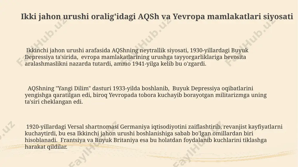ikki jahon urushi oralig'idagi aqsh va yevropa mamlakatlari siyosati - Page 3