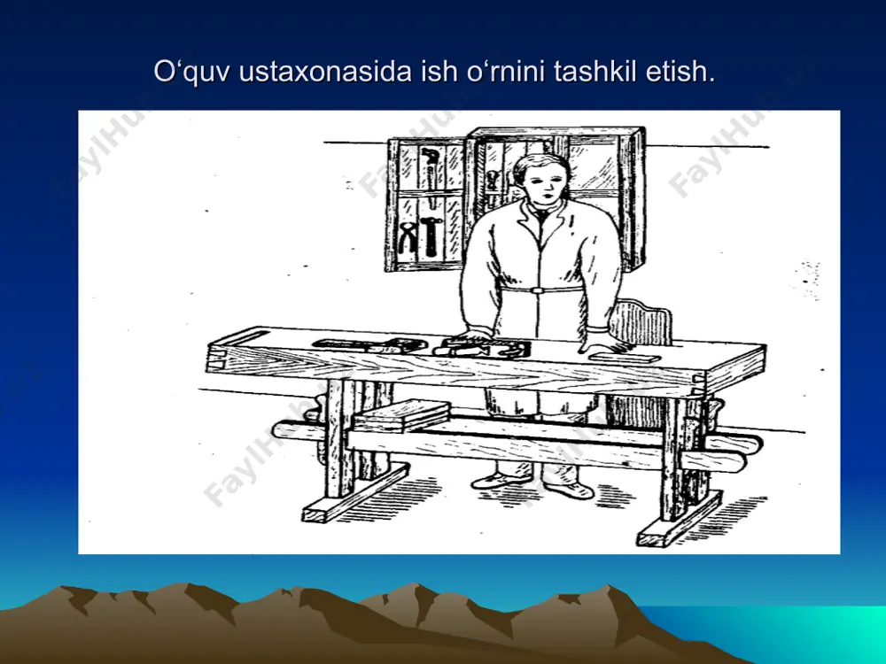 duradgorlik o‘quv ustaxonasi jihozlari - Page 3
