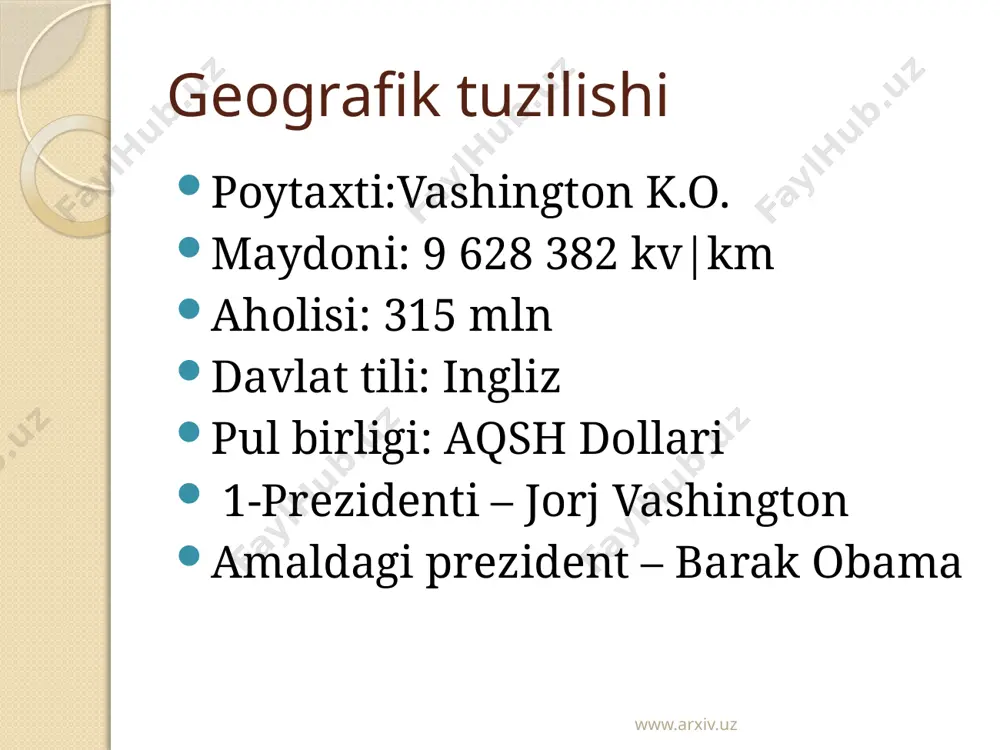 amerika qo’shma shtatlari tarixi - Page 3