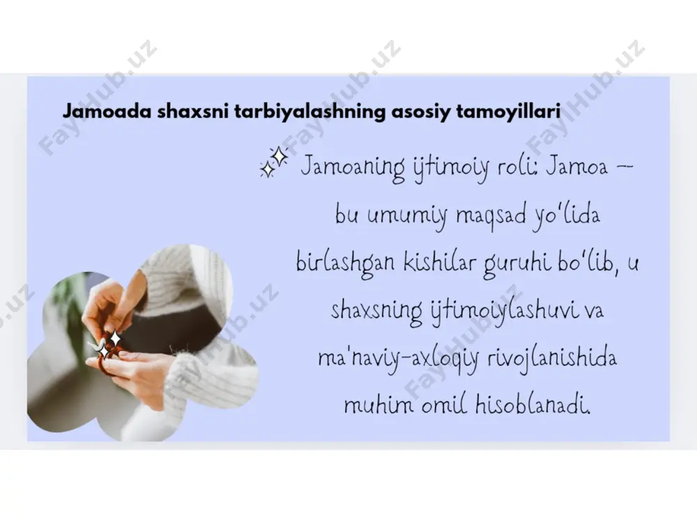 jamoada shaxsni tarbiyalash - Page 4