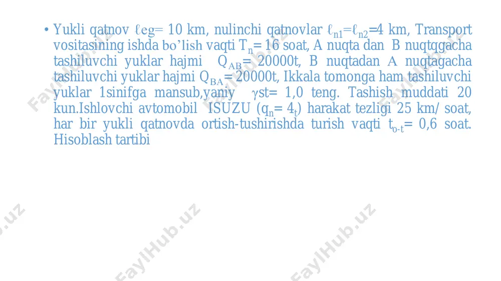 marshrutda ishlovchi transport vositalari ish hisobi - Page 5