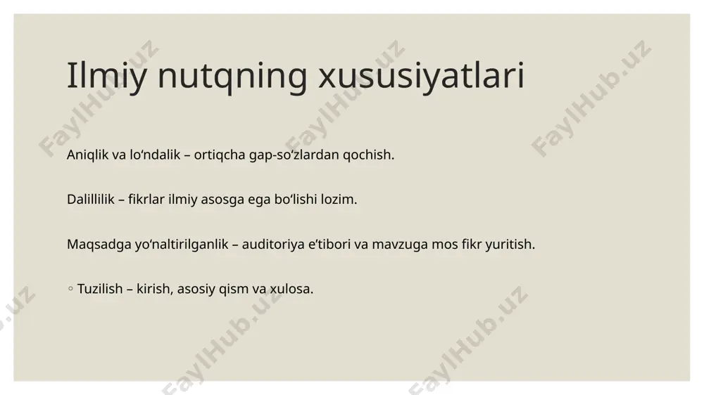 ilmiy nutq texnikasi va ilmiy ishlarni rasmiylashtirish qoidalari - Page 3