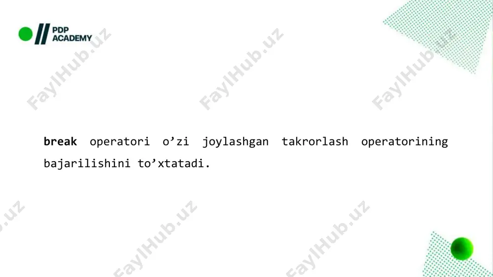 takrorlash operatorlari - Page 4