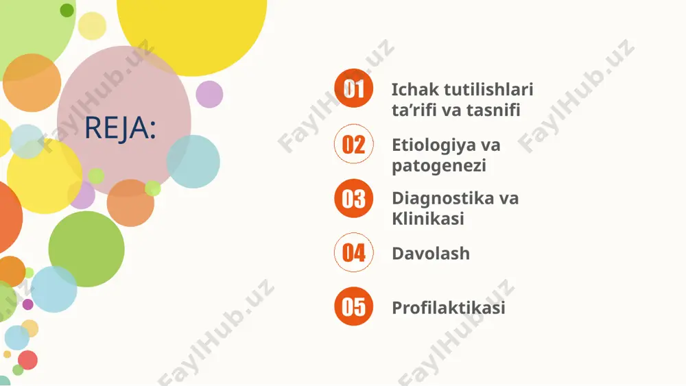 shi shikoyatlar anamnez asosiy tekshiruv qo’shimcha tekshiruv 01 03 02 04 by 403 tashxislash [1] umumiy qon [2]umumiy siydik [3]umumiy axlat [4]qonning bioximik tekshiruvi [5]rentgenografiya [6]utt [7]mrt/mskt tekshiruvlar это изображение, автор: неизвестный автор, лицензия: cc by-sa-nc pnevmoirrigoskopiya a b d c davolsh qat’iy yotoq rejmi kletchatkali maxsulotlar cheklanadi parhez medikamentoz operativ by 403 davo taktikasi medikamentoz davo 02 samarasiz davo 01 samarali davo 1 2 4 5 3 add your words here,according to your need to draw the text box size. keyword add your words here,according to your need to draw the text box size. keyword add your words here,according to your need to draw the text box size. keyword add your words here,according to your need to draw the text box size. keyword add your words here,according to your need to draw the text box size. keyword 02 your title ulug’bek. olimjon. asliddin. jahongirmirzo. ilmiddin. munisa. dildora. mirzabek. umidjon. …
