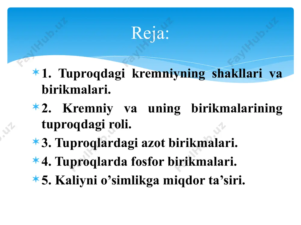 keyin eng ko'p to'yingan element bo'lib, u yer qobig'ining 25 foizini tashkil qiladi. shuningdek, u hayvonlar skeletlarida, o'simlik to'qimalarida va dengizlarda yashaydigan diatomlar hujayralarining devor tuzilmalarida uchraydi. yulduzlar va meteoritlar tarkibida kremniy miqdori yuqori. bu tabiatda kremniy yoki kvarts deb nomlanuvchi kremniy dioksidi (sio 2 ) shaklida uchraydi va u kislorod bilan birikib hosil bo'ladi . yer qobig'idagi kremniyning ko'p qismi kvarts va qumdagi kremniy dioksidi kabi mavjud. bundan tashqari, 64 xil elementlarning birikmalarida silikonlar mavjud. tabiatda eng muhim birikmasi bo'lgan kremniyning kristalli shakli kvarts deyiladi. silikon; bu davriy jadvalning iv a guruhidagi metall bo'lmagan element. uning belgisi si, atom raqami - 14, atom og'irligi - 28,06, zichligi - 2,34. 1414 ° da eriydi. kremniy qo'rg'oshin rangiga ega. davriy jadvaldagi kremniy "si" dir va u davriy jadvalda a guruhiga kiritilgan. atomning 14 raqami atom og'irligi 28 086 ni tashkil etadi va u qora rangdan kristalgacha rangi bilan mo'rt qattiq tuzilishdir. …