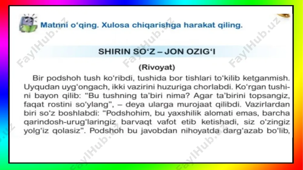 3-sinf fan: ona tili va o`qish savodxonligi - Page 4