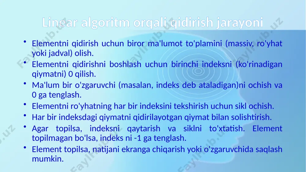 qidirish algoritmlari - Page 5