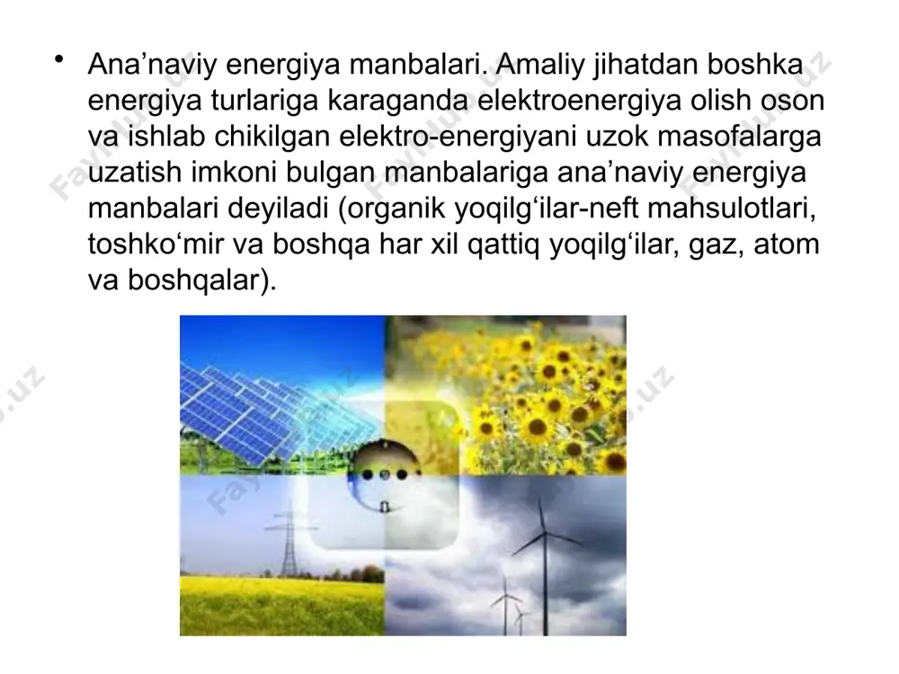 muqobil energiya manbalari va ularning turlari - Page 4