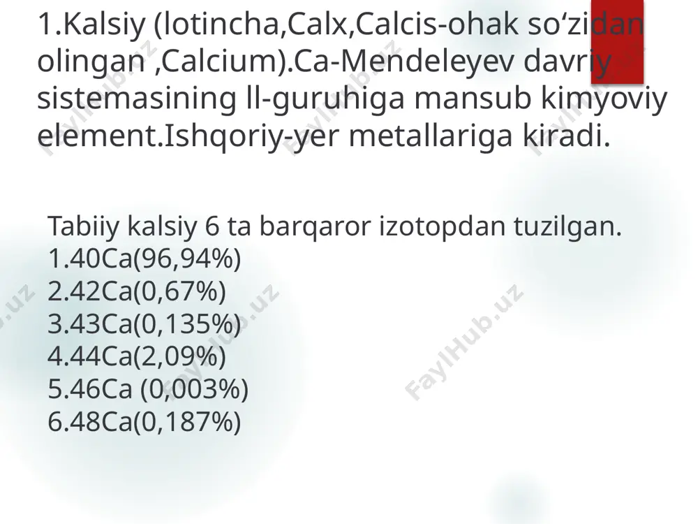 lar, (na+)tutadigan qattiq moddalar. anionitlar--suvda erimaydigan, tarkibida tashqi muhit anionlariga (so4 , cl- ) almashinuvchi,harakatchan anionlar tutadigan qattiq moddalar. 2- image2.jpeg image3.jpeg image4.jpeg image5.jpeg image6.jpeg image7.jpeg image8.jpeg image9.jpeg image10.jpeg image11.jpeg image12.jpeg image13.jpeg image14.jpeg image15.jpeg image16.jpeg image17.jpeg image18.jpeg image19.jpeg image20.png image21.jpeg image22.jpeg image23.png image24.jpeg image25.jpeg image26.jpeg image27.jpeg image28.jpeg image29.jpeg image30.jpeg image31.jpeg anortit with vesuvianite