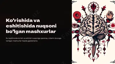 mashxurlar haqida gaplashish — PPTX