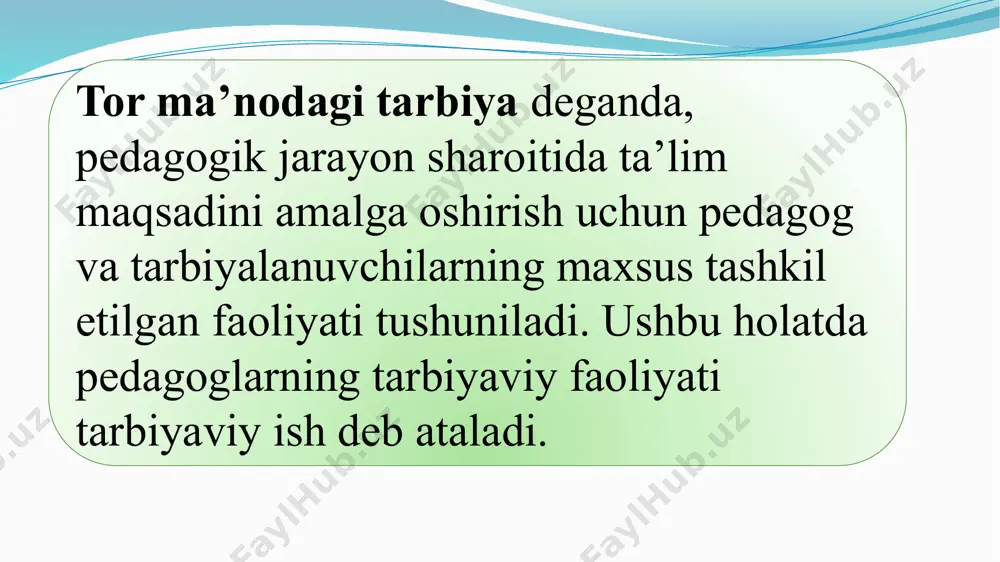 boshlangʻich taʼlimda tarbiya jarayonining mazmuni va mohiyati - Page 5