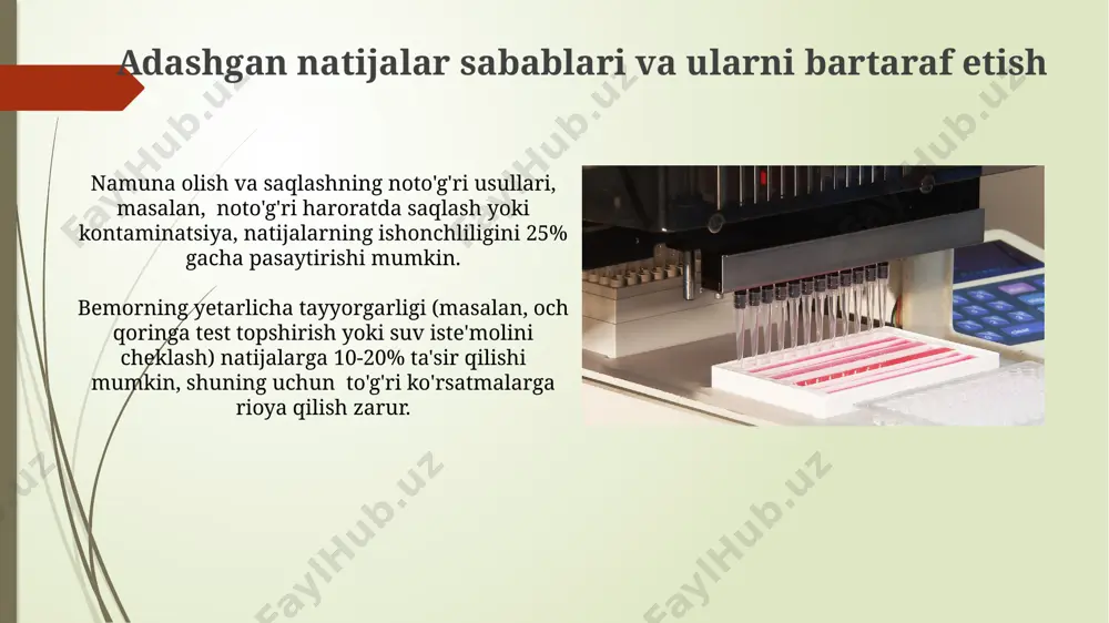 laborator - instrumental va gormonal tekshiruvlarni tahrirlash - Page 4