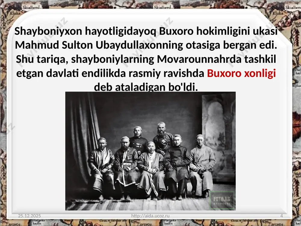 buxoro xonligi xonlikning tashkil topishi 8-sinf - Page 4