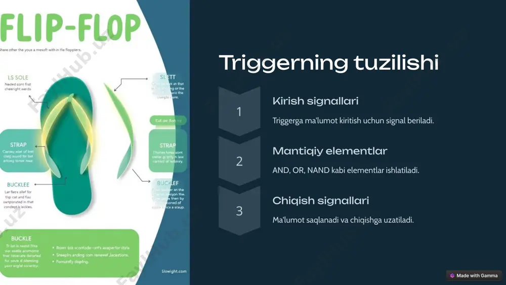 3-ma’ruza: triggerlar: tuzilishi, ishlash prinsipi va turlari - Page 3