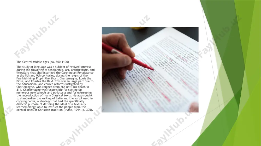 middle age and features of the studied language - Page 5