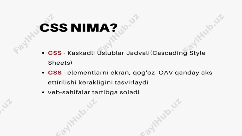 css assoslari - Page 3