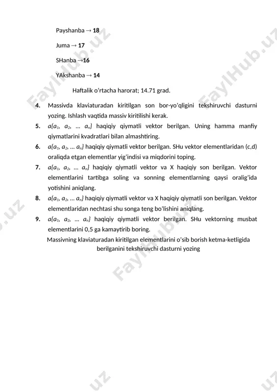 massivlarga doir masala yechish - Page 4