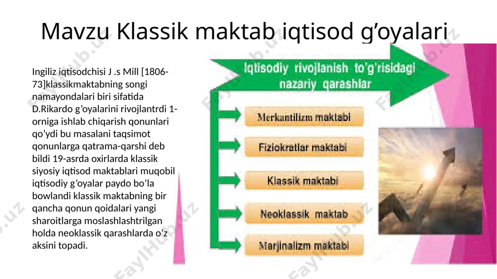 klassik maktab iqtisodiy g'oyalar - Page 5
