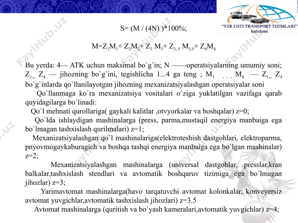avtomobillar, traktorlar konstruksiyasi, ularning elektr va elektron jihozlari - Page 5