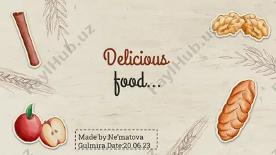 delicious food — PPTX