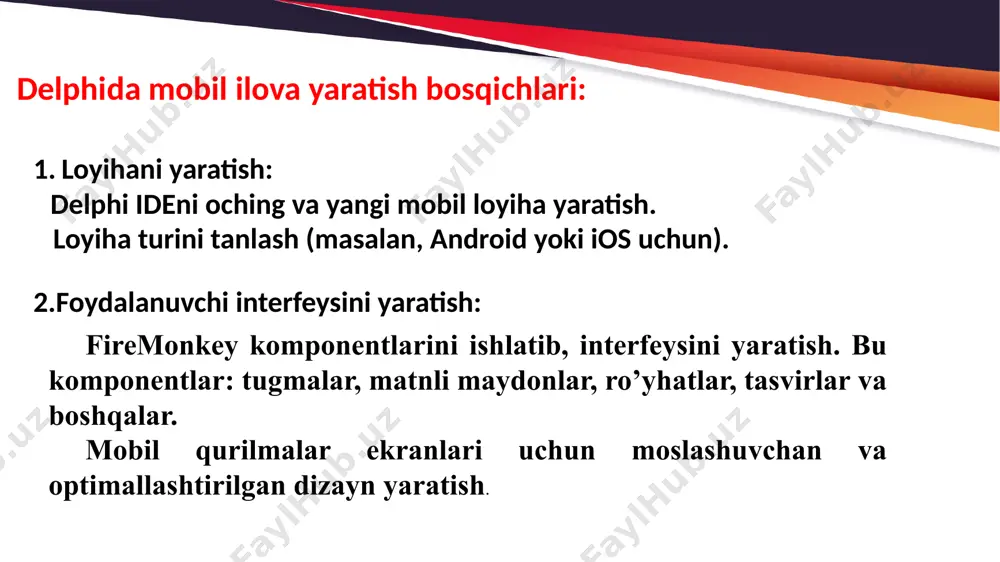 delphi tilida mobil ilova yaratish - Page 5
