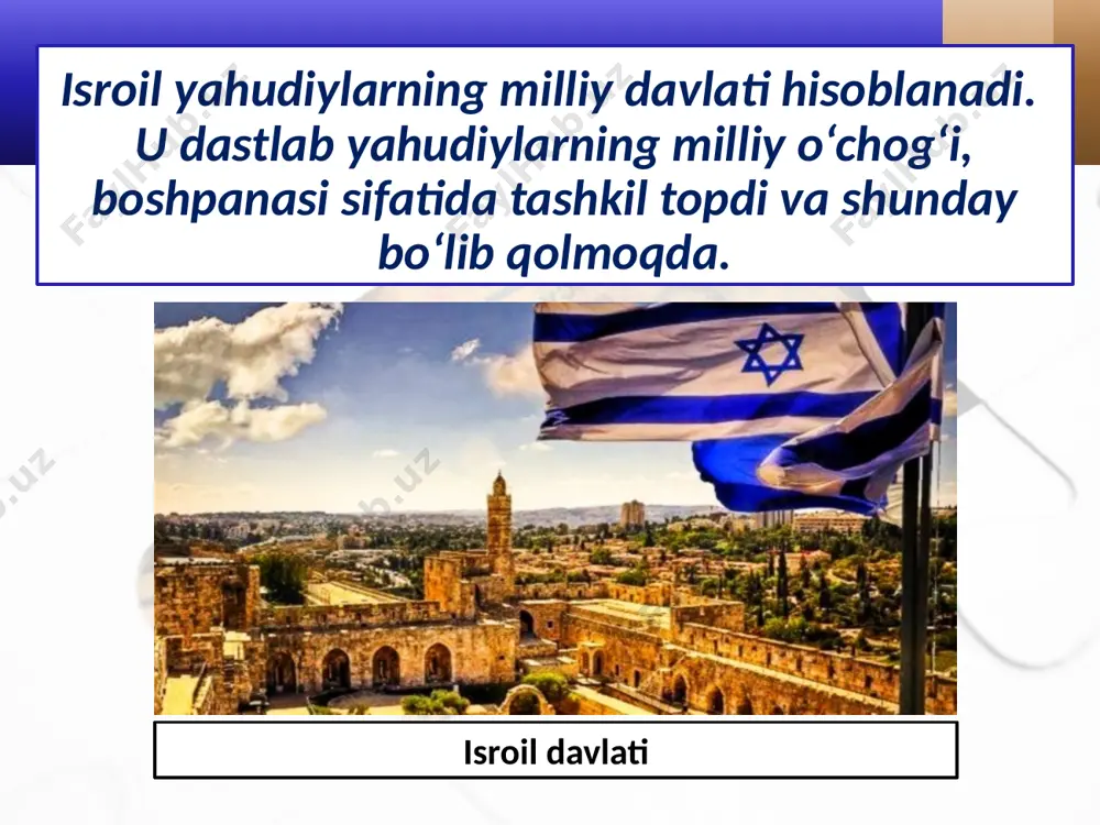 1991 – 2017-yillarda isroil davlati va falastin muammosi 11- sinf - Page 3