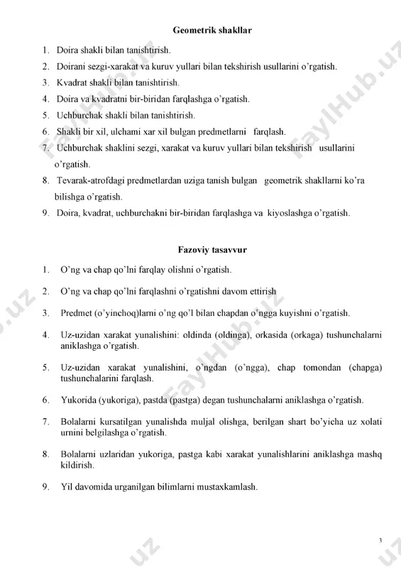 bormokda». xamma mushukchalar stolga kuyilganidan keyin ona mushukda qancha mushukcha bulgani aytiladi. «xamma bittadan mushukcha olib keldi va ona mushukning mushukchalari kup buldi». «xa, ona mushukning mushukchalari kup. ona mushuk nechta? to’g’ri, ona mushuk bitta. kaysi kup: ona mushukmi yoki mushukchalarmi? to’g’ri, mushukchalar kup, ona mushuk bulsa bitta». bolajonlar, xozir men sizlarga kizikarli xikoya aytib beraman. bitta mushukning kup mushukchalari bor ekan. bolajonlar mushuk nechta ekan? bitta. mushukchalarchi? to’g’ri, mushukchalar kup ekan. mushuk bolalarini qanday kilib chakiradi? to’g’ri, «miyovv» deb chakirar ekan. mushukchalarchi, ular qanday javob beradilar? mushuk mushukchalari bilan xar xil o’yinlar uynar ekan. masalan: «bekinmachok» o’yinini uynar ekan. «bekinmachok» o’yinini bilasizlar, bir kishi kuzlarini yumib turadi, boshkalar yashirinadi. so’ng kuzini yumib turgan bola, kuzini ochib, yashiringanlarni topadi. xoxlaysizlarmi, xozir mushukchalar bilan «bekinmachok» o’yinini uynaymiz. biz mushukchalarning onasi bilan kuzimizni yumib turamiz. sizlar xar biringiz bittadan mushukchani olib, u bilan birga yashirinasiz. keyin biz sizlarni izlab topamiz. biz kuzimizni …