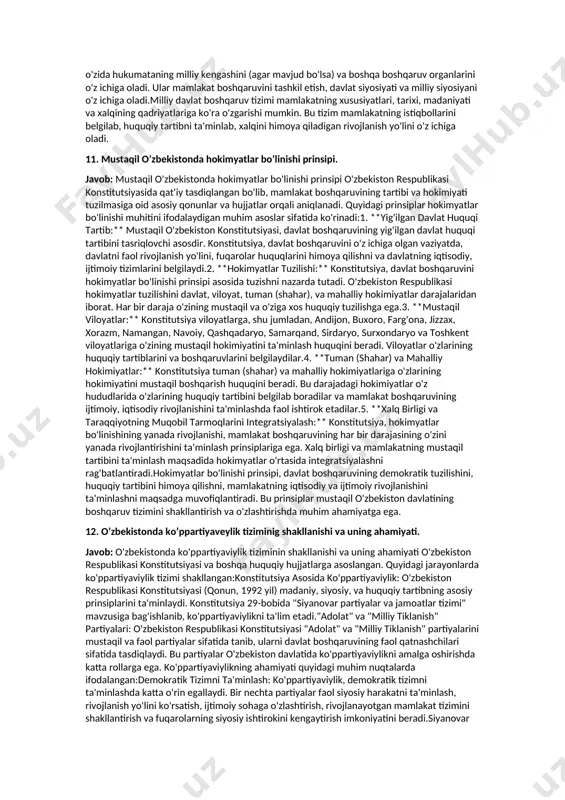 akatning mustaqil davlat sifatida o'zining iqtisodiy boshqaruvini o'rganish, tuzish va rivojlantirishning o'rtasida yaralishi kerak bo'lgan katta vazifalarni o'z ichiga oladi. quyidagi yo'l yo'nalishlar strategiya asoslari sifatida aks ettirilgan:1. **iqtisodiy diversifikatsiya:** o'zbekistonning iqtisodiy mustaqilligini taminlashga qaratilgan strategiya asoslaridan biri iqtisodiy diversifikatsiyadur. bu strategiya orqali mamlakat xalqaro savdo, yatay va vertikal iqtisodiy integratsiya yaratish, xavfsizligini oshirish va boshqa iqtisodiy risklarga qarshi tashkilotlab borishni o'ngaytiradi.2. **yerli tadbirkorlik va investitsiyalar:** yerli tadbirkorlikni oshirish va inshootlarni mustaqil ravishda amalga oshirish bu strategiya asoslaridan biridir. davlat xususiy sohalar sohasida tadbirkorlikni rag'batlantiradi, shuningdek, mamlakat iqtisodiyasiga mazmuni qo'shimcha qiymat kiritish uchun investitsiyalarni jalb qilishga intiladi.3. **yirik davlat tadbirkorliklari va xalqaro savdo hamkorliklari:** o'zbekistonning iqtisodiy mustaqilligini oshirishda yirik davlat tadbirkorliklari va xalqaro savdo hamkorliklari muhim ahamiyatga ega. bu, boshqa mamlakatlar bilan tijorat munosabatlarni rivojlantirish, investitsiyalarni jalb qilish, tez-tez soha o'zgartirish va innovatsiyalarni o'zlashtirishni o'z ichiga oladi.4. **innovatsion rivojlanish va texnologiyalar:** innovatsion rivojlanish va texnologiyalar sohasida islohotlar, ilmiy-tadqiqotlarni rivojlantirish, yangi …