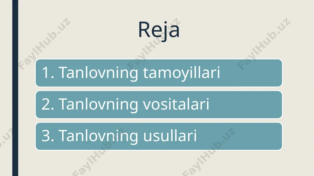 ompyuterlar, proyektorlar, ovoz tizimlari — tanlov jarayonini o‘tkazishda yordam beradi, ayniqsa taqdimotlar va baholashda. axborot vositalari: internet platformalari, elektron pochta, maxsus tanlov saytlar va ilovalar ishtirokchilar bilan aloqani va hujjatlarni qabul qilishni osonlashtiradi. tanlov materiallari va hujjatlari tayyorlash vositalari tanlov uchun maxsus tayyorlangan hujjatlar va materiallar quyidagi vositalar yordamida tayyorlanadi: ofis dasturlari: word, excel, powerpoint kabi dasturlar hujjatlarni yaratish, natijalarni hisoblash va taqdimotlar tayyorlash uchun keng qo‘llaniladi. grafik va dizayn dasturlari: tanlov e’lonlari, sertifikatlar, reklama materiallari tayyorlashda muhim. elektron hujjat aylanishi tizimlari: hujjatlarni raqamli shaklda yaratish, tasdiqlash va saqlash imkonini beradi. . tanlovni tashkil etishda axborot kommunikatsiya vositalarining roli zamonaviy tanlovlarda axborot-kommunikatsiya vositalari (akt) muhim ahamiyatga ega. ular: axborot tarqatish: tanlov haqidagi ma’lumotlarni keng auditoriyaga yetkazish uchun internet, ijtimoiy tarmoqlar, email va mobil ilovalar qo‘llaniladi. ishtirokchilar bilan muloqot: savollar, arizalar va hujjatlarni qabul qilishda onlayn platformalar yordam beradi. baholash jarayoni: elektron baholash tizimlari orqali natijalarni tez va aniq hisoblash mumkin. …