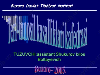 terining zamburug'li kasalliklari — PPT