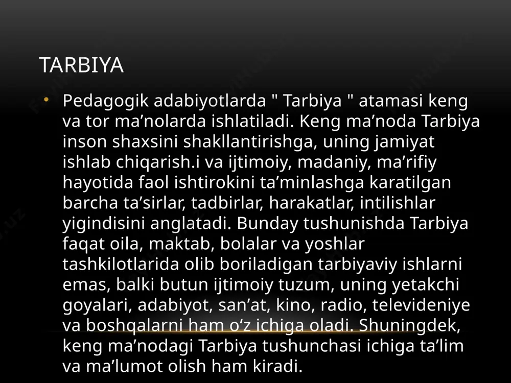 tarbiyatushunchasi va uning metodlari - Page 4