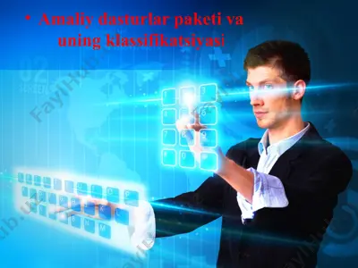 amaliy dasturlar paketi va uning klassifikatsiyasi — PPTX