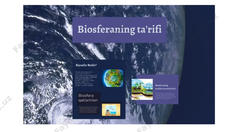 biosferada moddalar va energiyaning bioximik aylanma harakati - Page 3