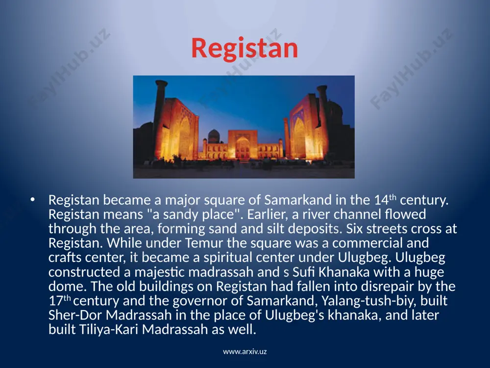 monuments of samarkand - Page 5