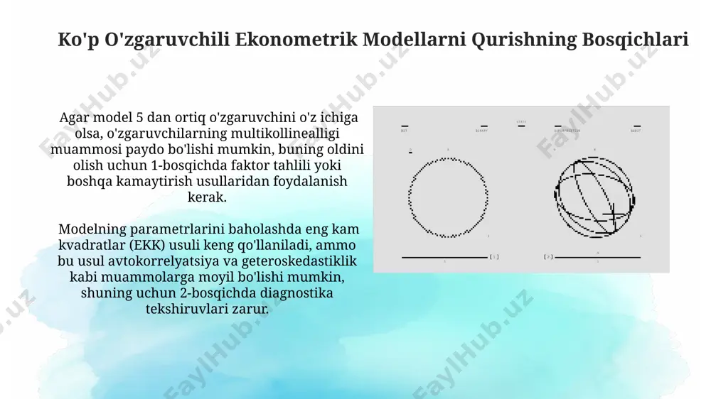 ko'p omilli ekonometrik modellarni tuzish uslubiyati - Page 3
