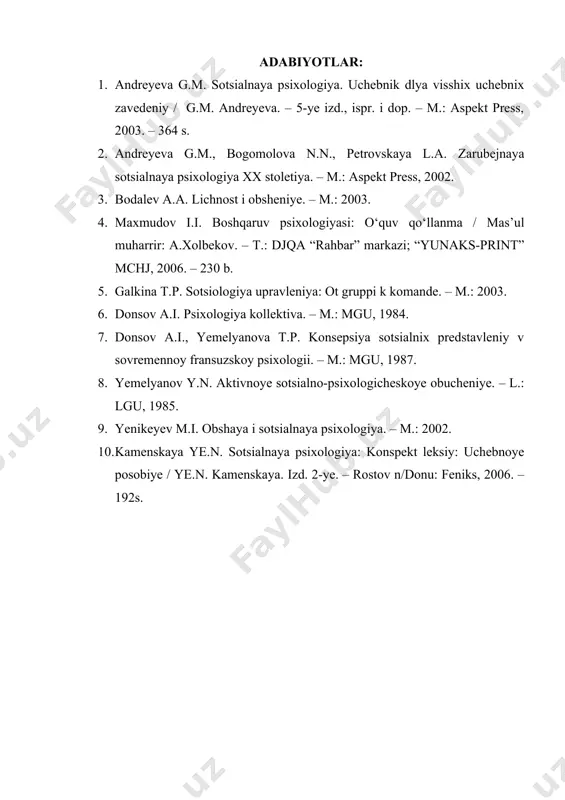 muomalaning kommunikativ tomoni muomala informatsiya almashishdir - Page 5