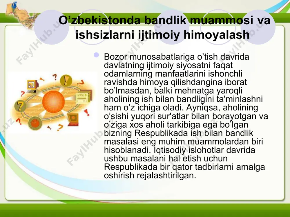bozor iqtisodiyoti davrida aholini ish bilan bandligini oshirish - Page 4