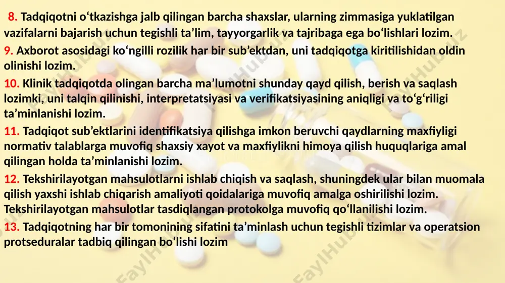 klinik tadqiqotlar. yaxshi klinik amaliyot (gcp). - Page 5